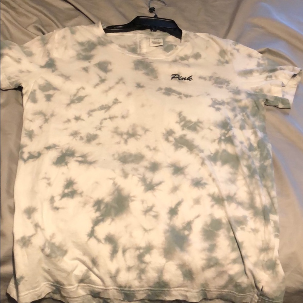 Pink tie dye tshirt